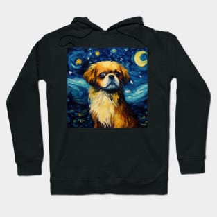 Tibetan Spaniel Night Hoodie